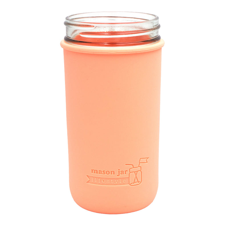 Load image into Gallery viewer, Silicone Sleeve for Pint &amp; a Half 24oz Ball Mason Jars
