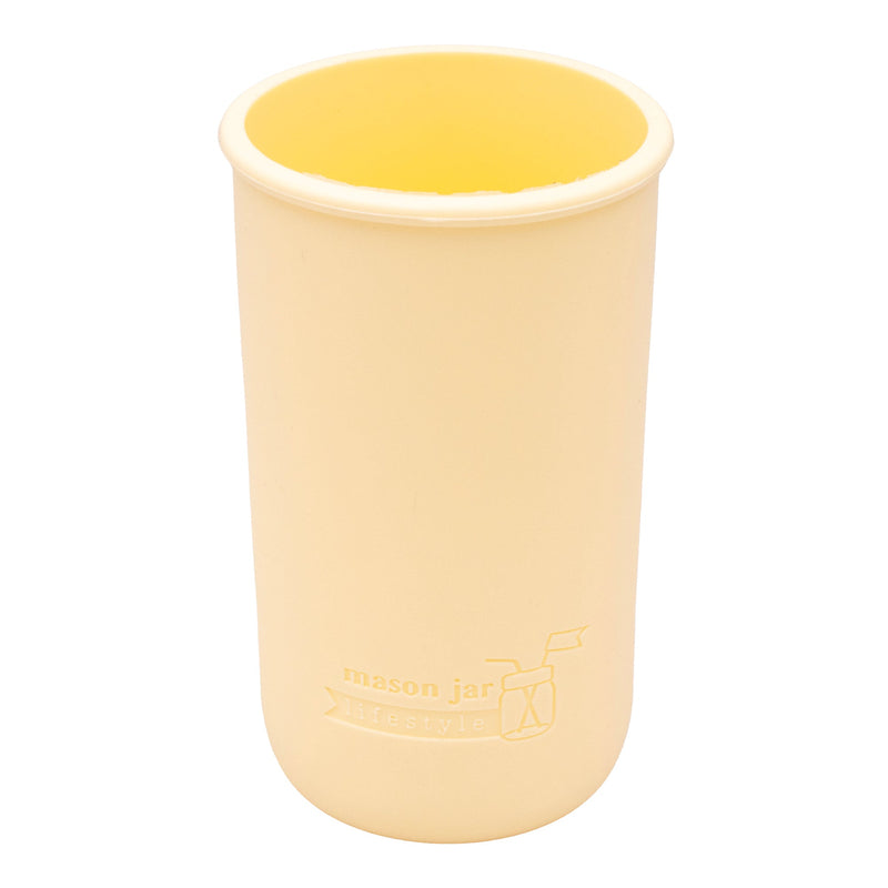Load image into Gallery viewer, Silicone Sleeve for Pint &amp; Half 24oz Mason Jars, shown in use, view 32
