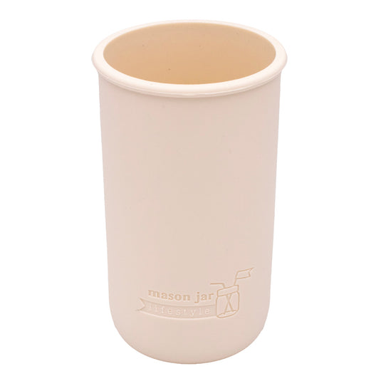 Silicone Sleeve for Pint & Half 24oz Mason Jars, shown in use, view 30