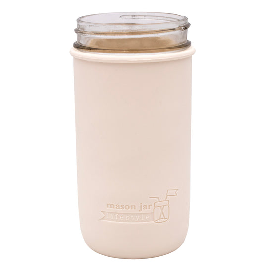 Silicone Sleeve for Pint & Half 24oz Mason Jars, shown in use, view 31
