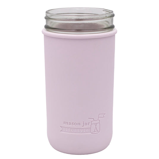 Silicone Sleeve for Pint & Half 24oz Mason Jars, shown in use, view 34