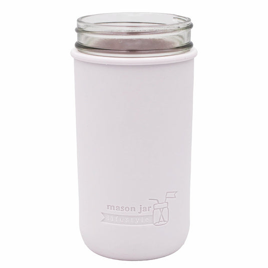 Silicone Sleeve for Wide Mouth Pint & Half 24oz Mason Jars