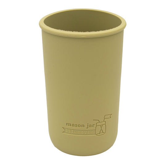 Silicone Sleeve for Pint & Half 24oz Mason Jars, shown in use, view 38