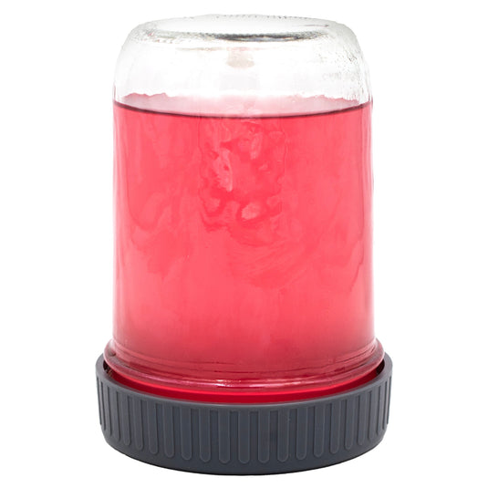 Leak Proof Plastic Storage Lids with Silicone Liners for Mason Jars