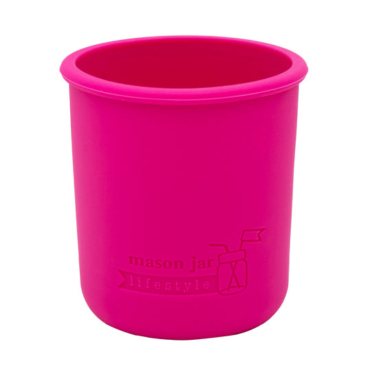 Silicone Sleeve for Regular Mouth Half Pint 8oz Mason Jars
