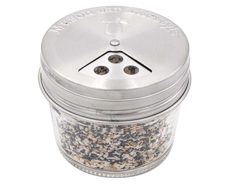 Load image into Gallery viewer, Spice Shaker Stainless Steel Lids for Mason Jars 4 Pack
