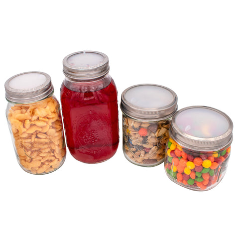 Leak proof platinum silicone lid liners, 10-pack