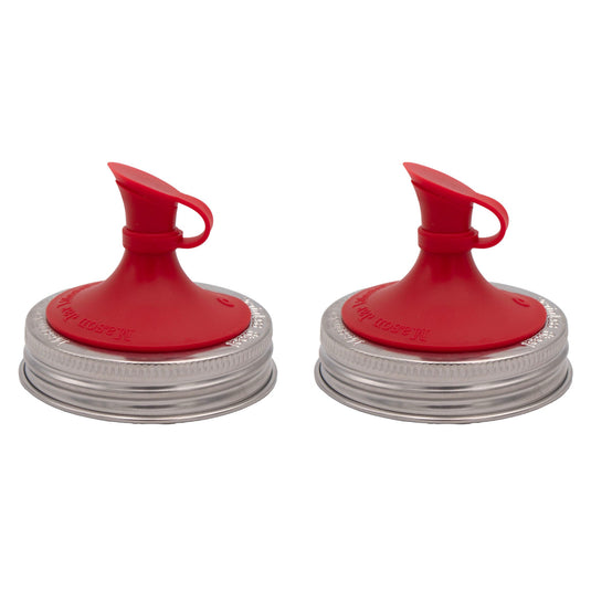Silicone Oil Cruet Pour Lid for Mason Jars