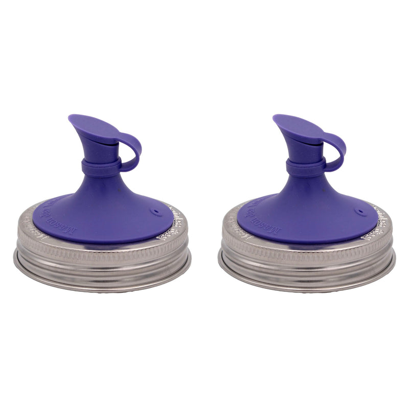 Load image into Gallery viewer, Silicone Oil Cruet Pour Lid for Mason Jars
