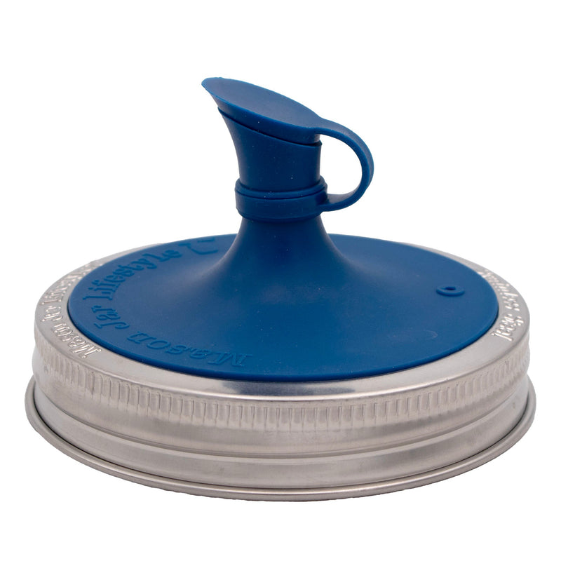 Load image into Gallery viewer, Silicone Oil Cruet Pour Lid for Mason Jars
