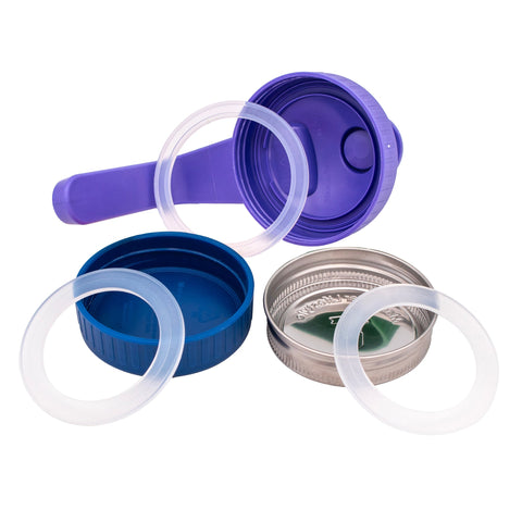 Leak proof silicone sealing rings for Ball plastic caps