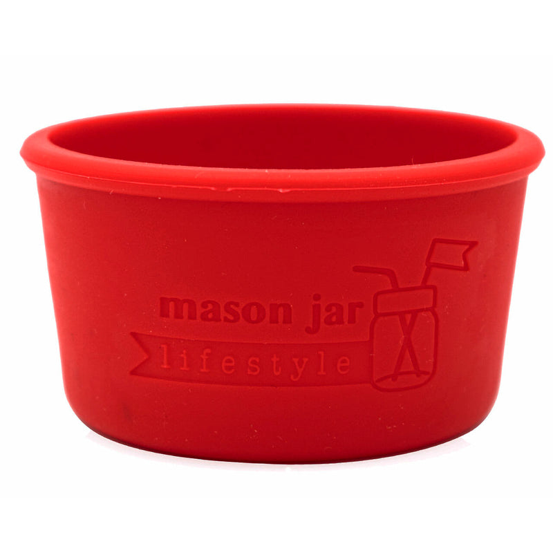 Load image into Gallery viewer, Silicone Sleeve for 4oz Mason Jars
