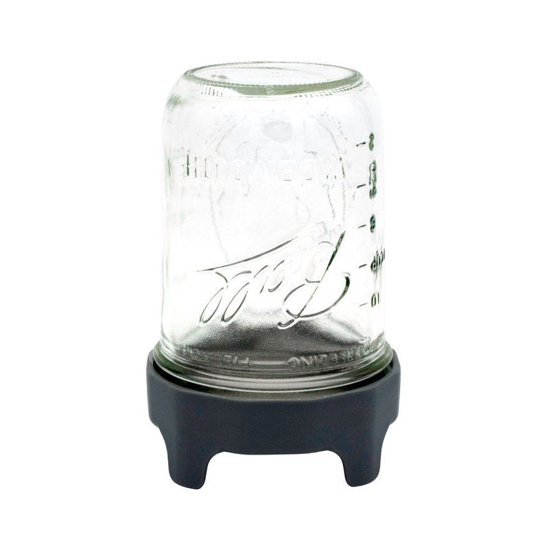 Load image into Gallery viewer, Rust Proof Sprouting Lid with Built-In Stand for Wide Mouth Mason Jars
