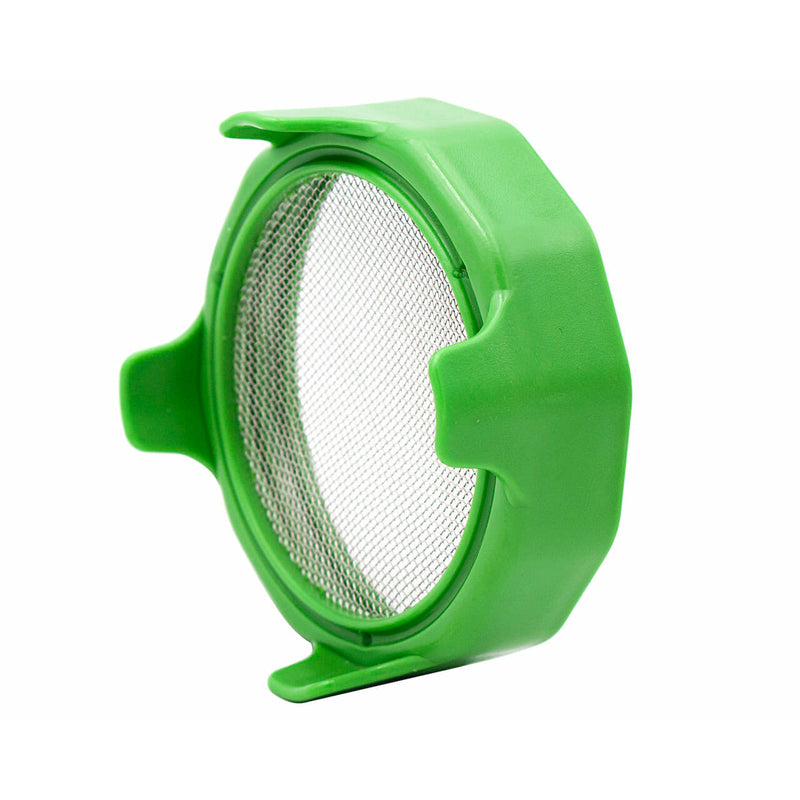 Load image into Gallery viewer, Rust Proof Sprouting Lid with Built-In Stand for Wide Mouth Mason Jars
