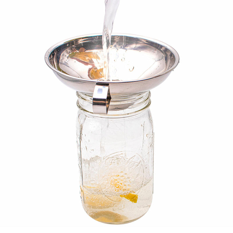 Load image into Gallery viewer, Stainless Steel Canning Funnel for Mason Jars
