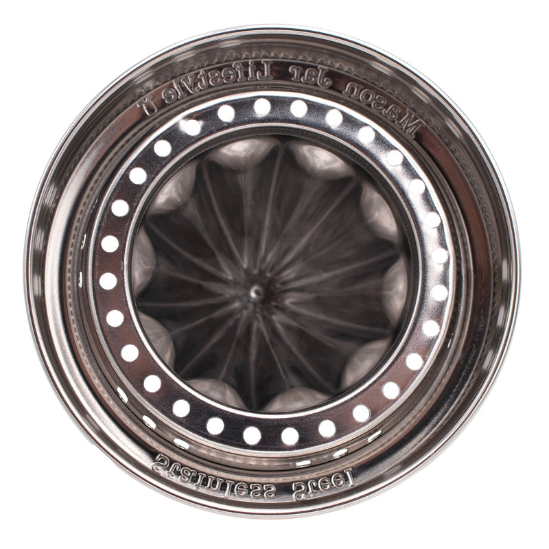 Load image into Gallery viewer, Juicing Stainless Steel Lid for Wide Mouth Mason Jars
