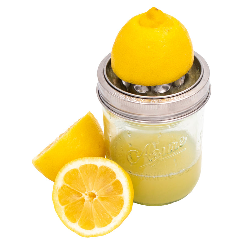 Load image into Gallery viewer, Juicing Stainless Steel Lid for Wide Mouth Mason Jars
