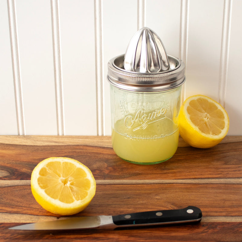 Load image into Gallery viewer, Juicing Stainless Steel Lid for Wide Mouth Mason Jars
