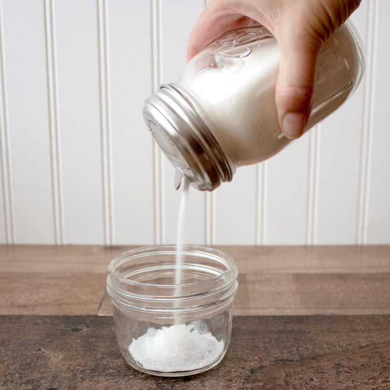 Load image into Gallery viewer, Sugar Dispensing Stainless Steel Lids for Mason Jars 2 Pack
