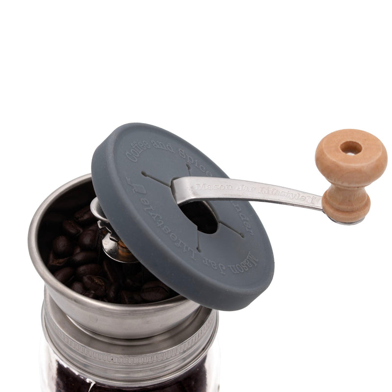Load image into Gallery viewer, Coffee and Spice Grinder Lid for Mason Jars
