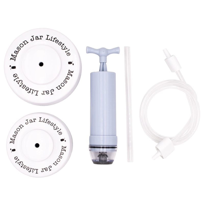 Load image into Gallery viewer, Vacuum Sealing Kit for Regular and Wide Mouth Mason Jars
