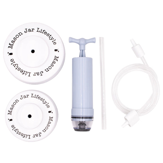 Vacuum Sealing Kit for Regular and Wide Mouth Mason Jars
