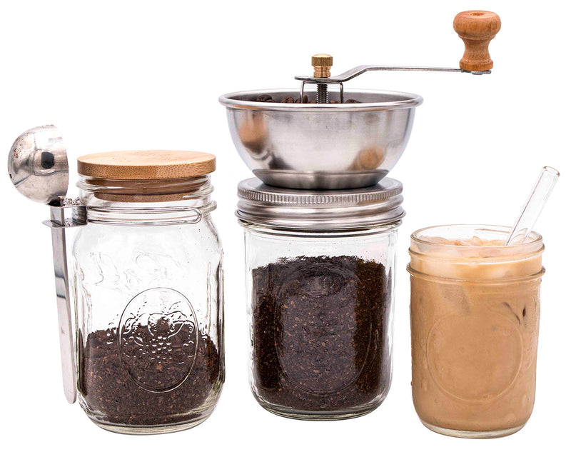 Load image into Gallery viewer, Coffee and Spice Grinder Lid for Mason Jars
