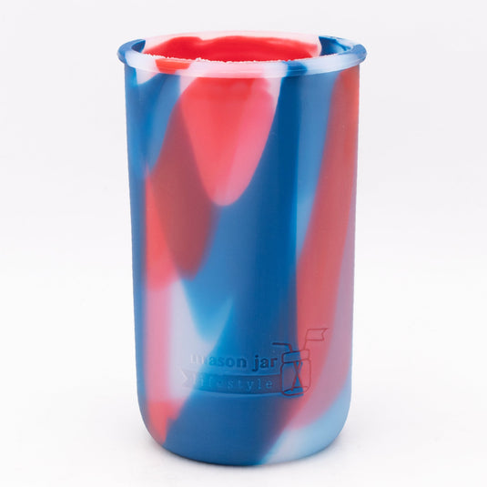 Silicone Sleeve for Pint & Half 24oz Mason Jars, shown in use, view 28