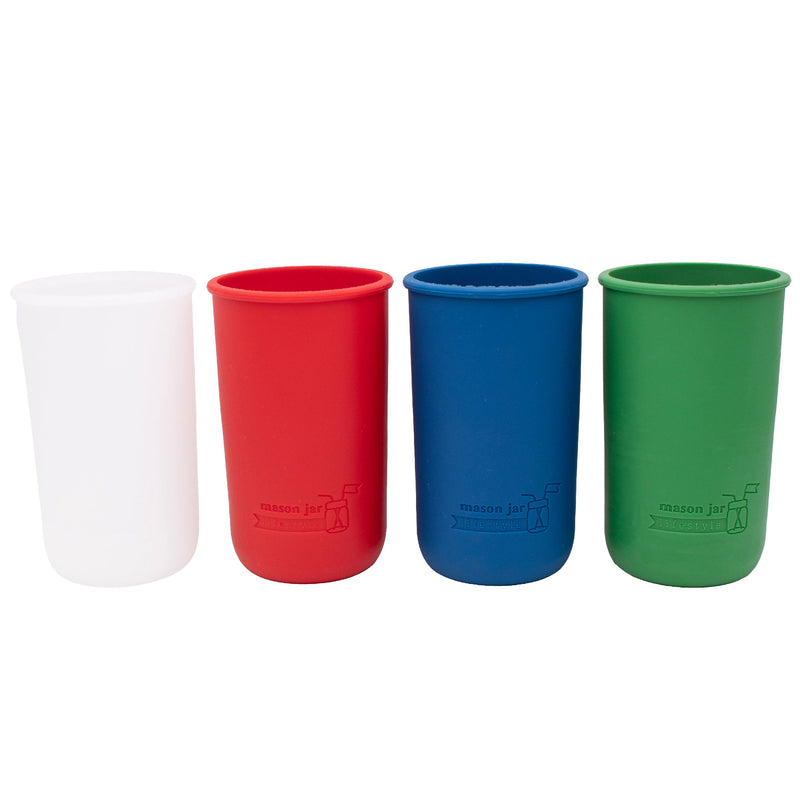 Load image into Gallery viewer, Silicone Sleeve for Pint &amp; Half 24oz Mason Jars, additional product view 40
