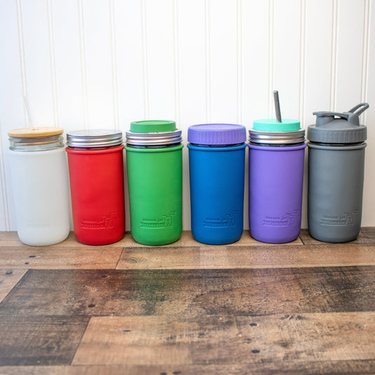Silicone Sleeve for Pint & a Half 24oz Ball Mason Jars
