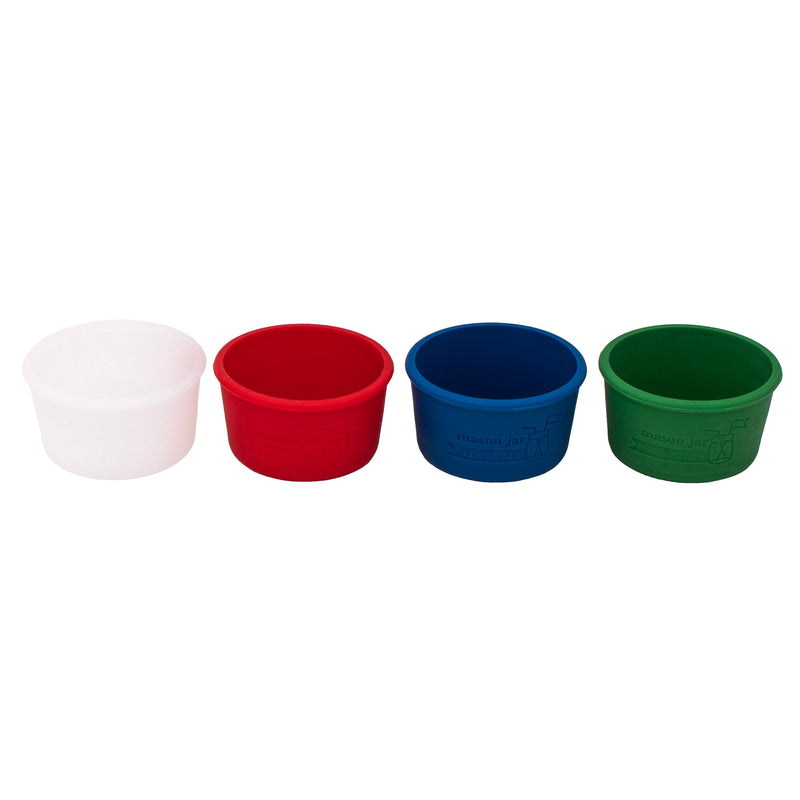 Load image into Gallery viewer, Silicone Sleeve for 4oz Mason Jars
