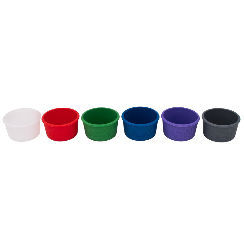 Load image into Gallery viewer, Silicone Sleeve for 4oz Mason Jars
