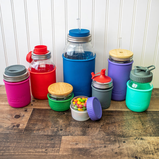 Silicone Sleeve for Pint & a Half 24oz Ball Mason Jars