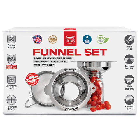 Canning funnel set