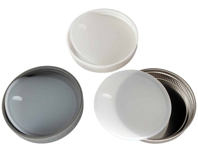 Load image into Gallery viewer, Leak Proof Platinum Silicone Sealing Lid Liners for Mason Jars 10 Pack
