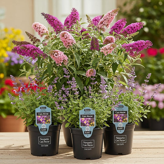 Pollinator Starter Kit — Buddleia Bicolor & Nepeta Cat's Meow
