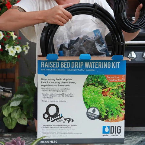 Watering - Raised Bed Drip Irrigation Kit from Bootstrap Farmer at GrowTime Garden Supply