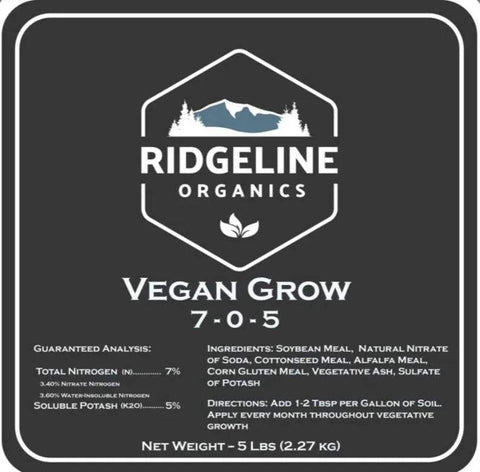 Ridgeline Vegan Grow Granular Fertilizer