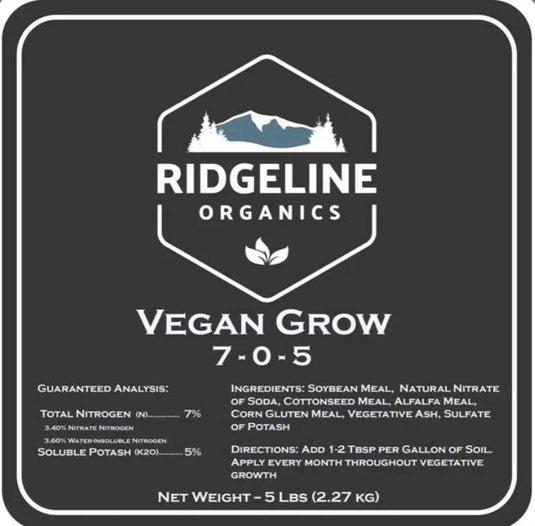 Ridgeline Vegan Grow Granular Fertilizer