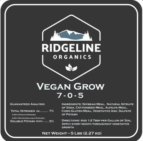 Ridgeline Vegan Grow Granular Fertilizer, additional product view 2