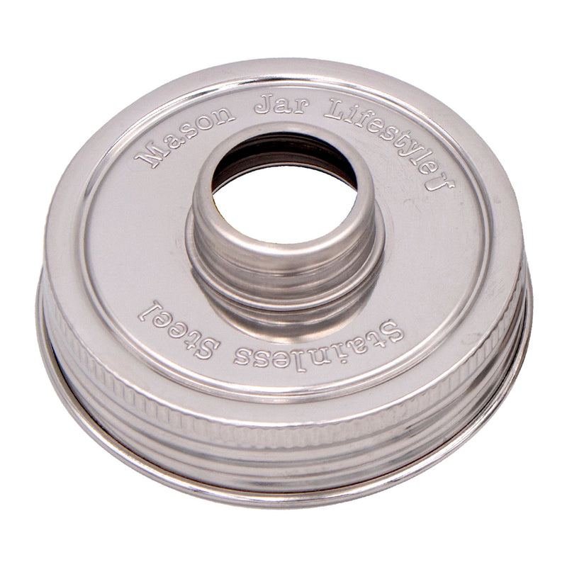 Load image into Gallery viewer, Threaded Lid Adapter for Mason Jars
