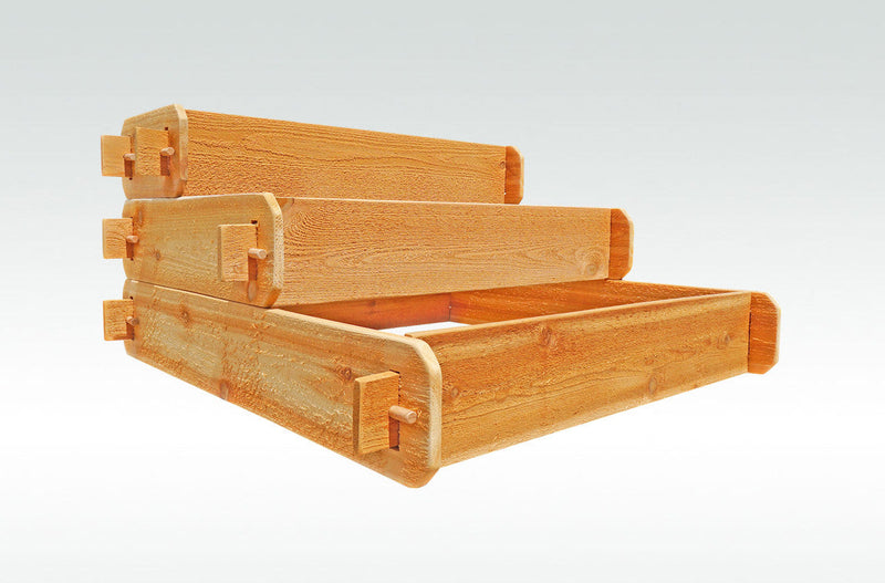 Load image into Gallery viewer, Timberlane Gardens Raised Garden Bed Kit 3 Tiered (1x3 2x3 3x3) Select Cedar Elevated Planter
