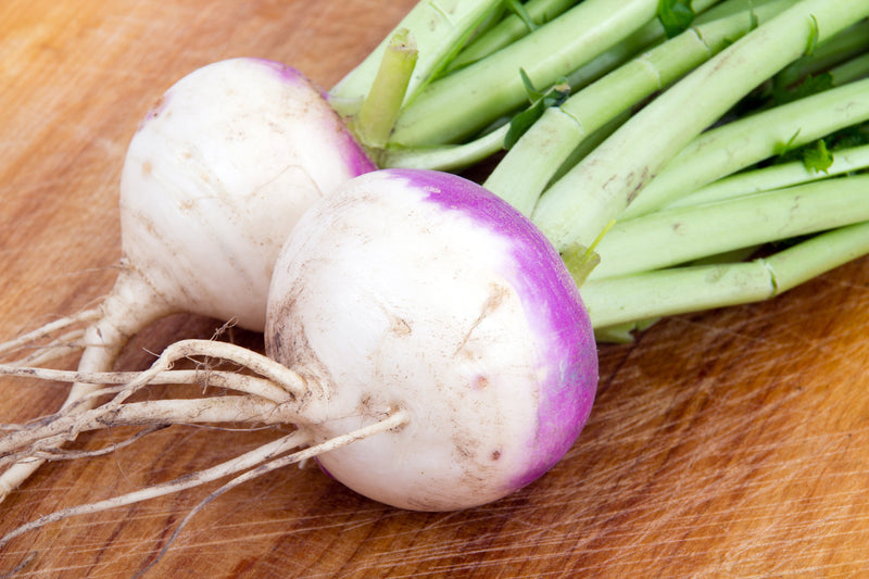 Load image into Gallery viewer, Thunder Acres Purple Top Turnips Seeds
