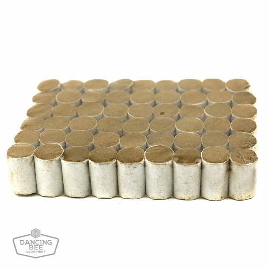 Dancing Bee smoker fuel pellets for easy-light, long-lasting bee smoker fuel.