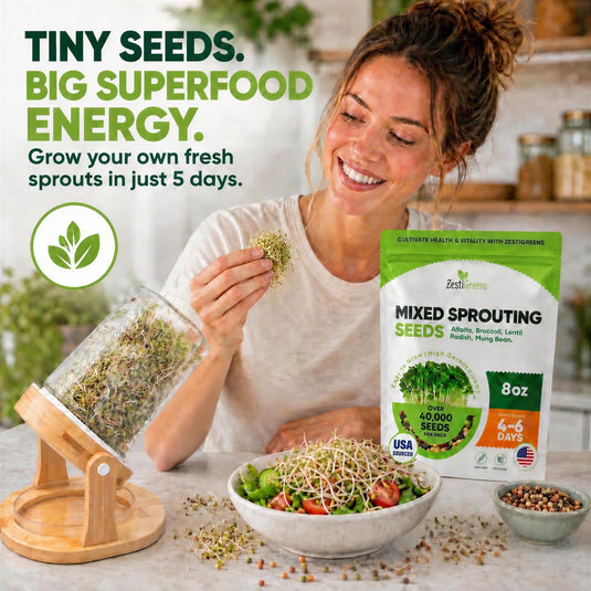 Mixed Sprouting Seeds Organic