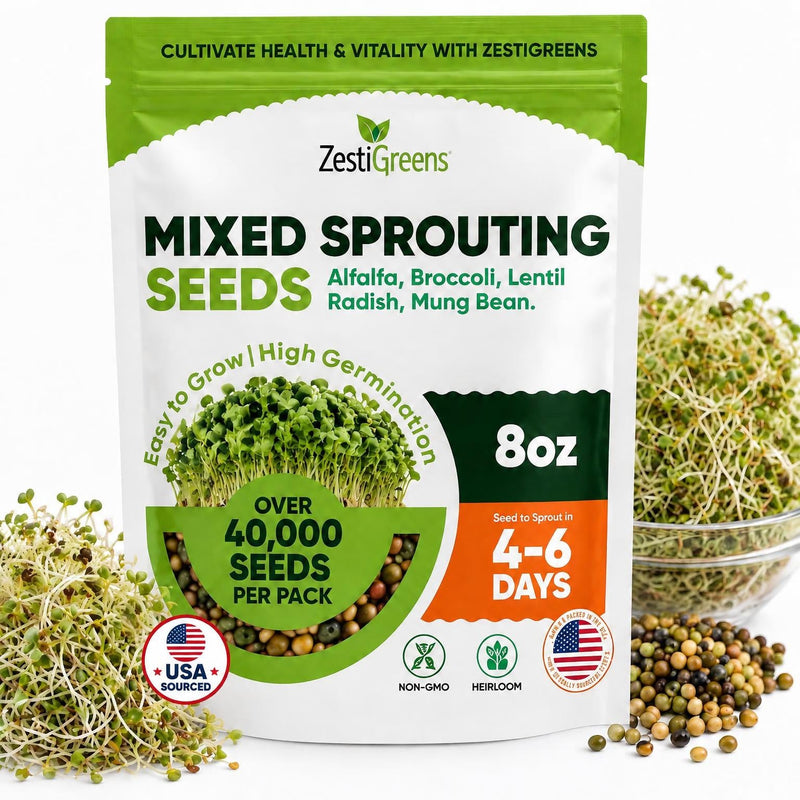 Load image into Gallery viewer, Mixed Sprouting Seeds Organic
