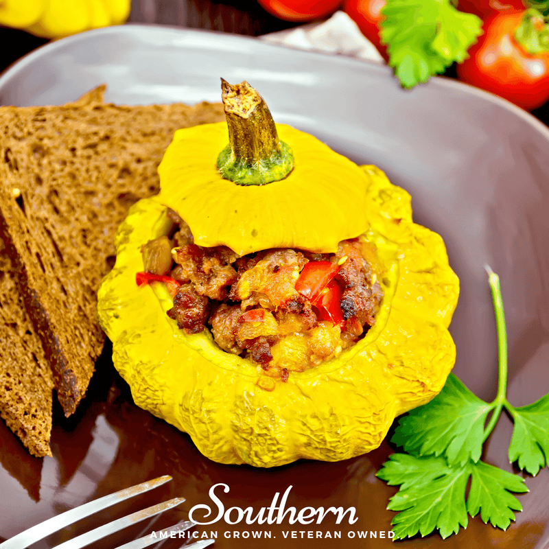Load image into Gallery viewer, Scallop Yellow Bush Summer Squash – 25 Seeds
