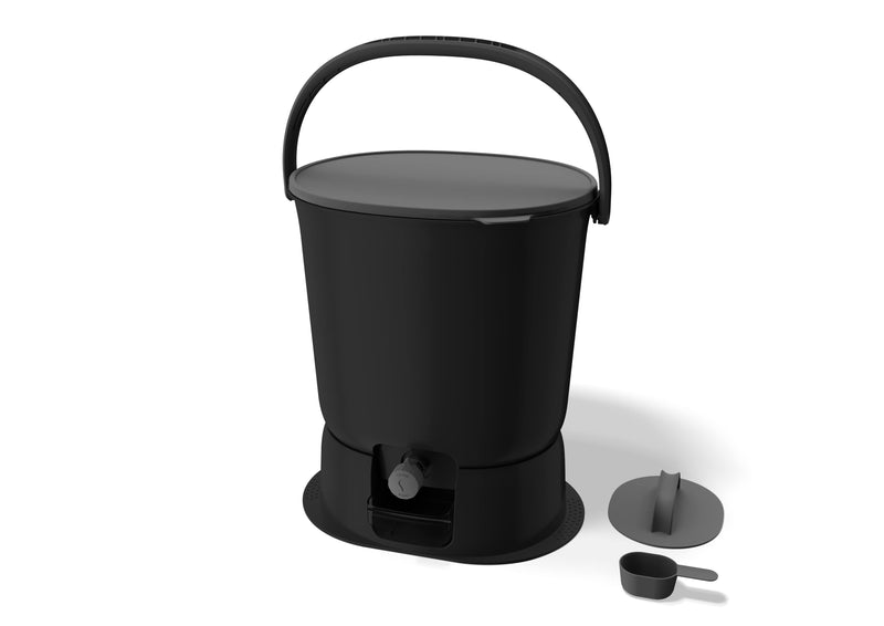 Load image into Gallery viewer, The Essential Bokashi Compost Bin Starter Kit, 4.4 gal
