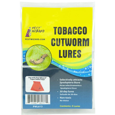 Pest Wizard Tobacco Cutworm pheromone lure 3-pack packaging