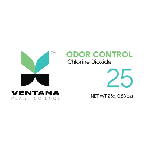 Ventana Plant Science - Chlorine Dioxide 25g Fast Release Deodorizing Gas (ClO2)